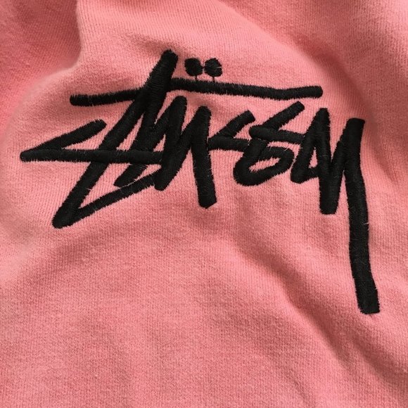 Dog Clothes Peach/Pink Black Sweat Shirt Size Medium - Picture 2 of 7